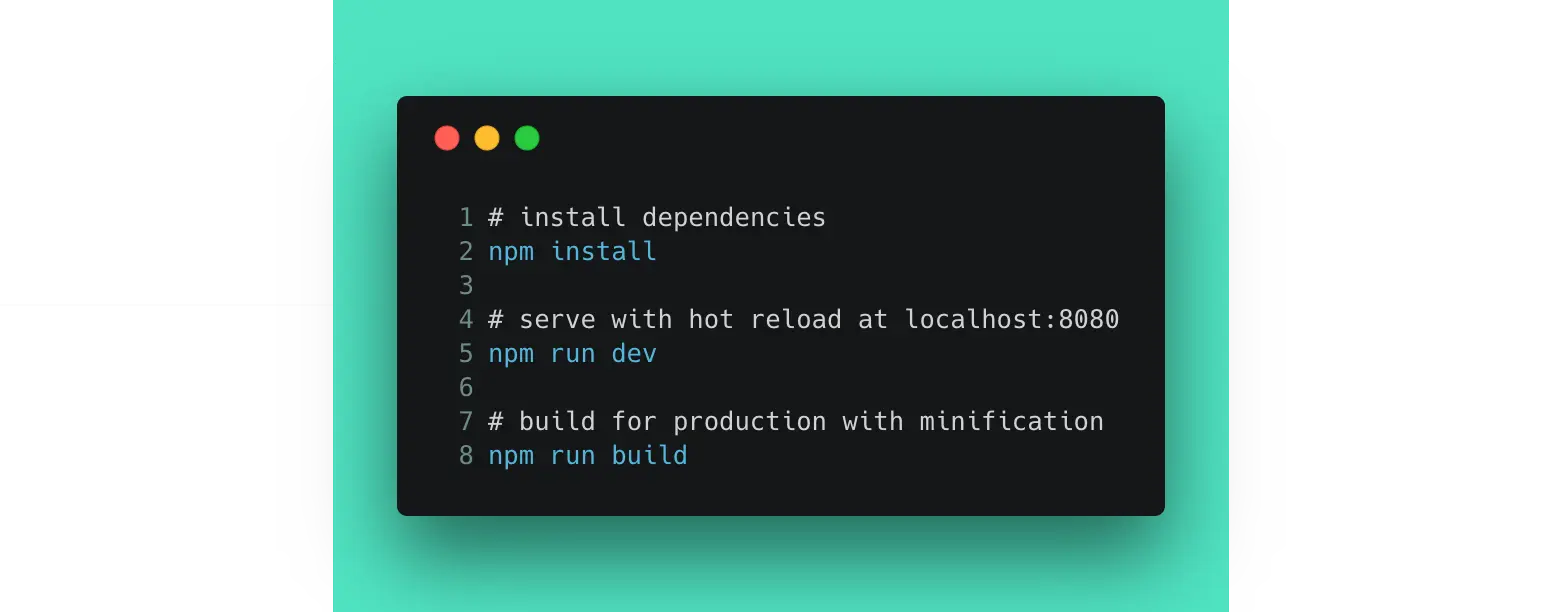 vue-boilerplate-npm-setting
