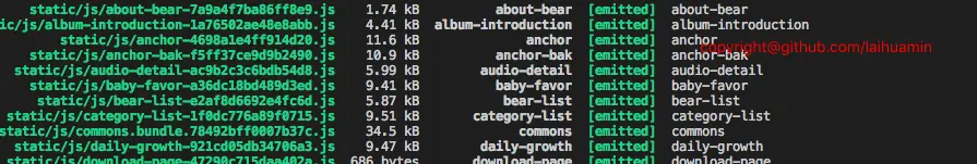 修改后的chunkhash