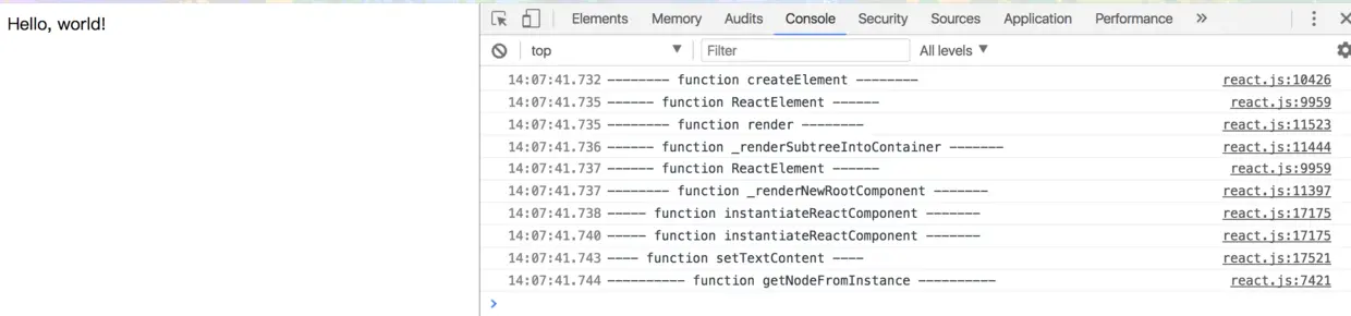 hello world调用函数顺序