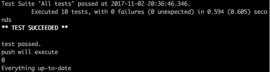 测试通过，push成功
