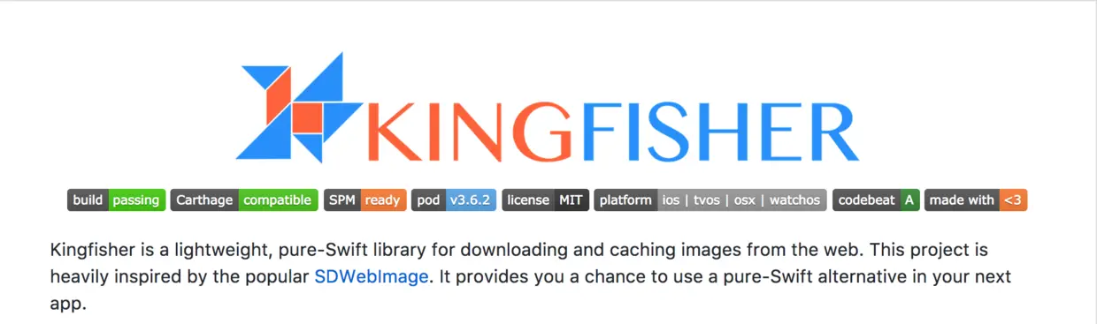 大名鼎鼎的 Kingfisher