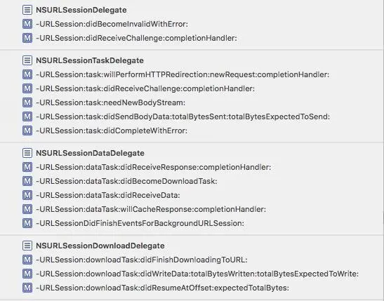 AFURLSessionManager实现的delegate.jpeg