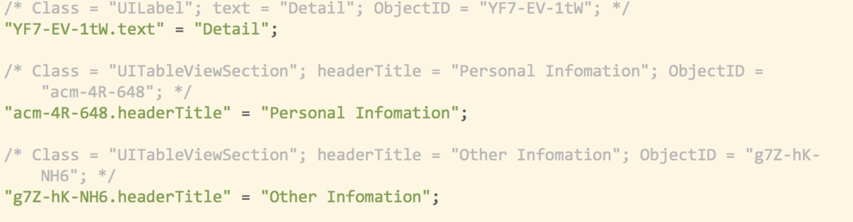 String Code