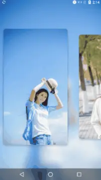 小清新的Gallery水平滑动效果