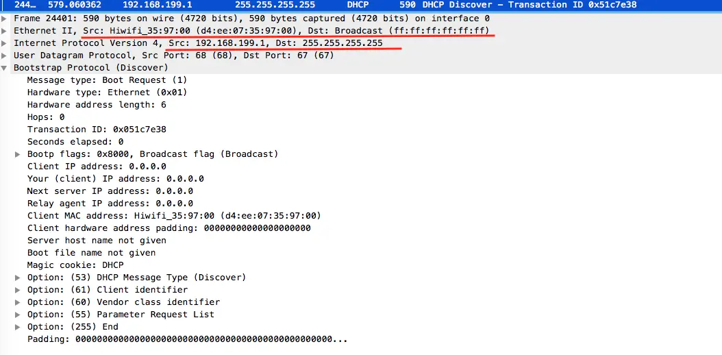 DHCPDiscover