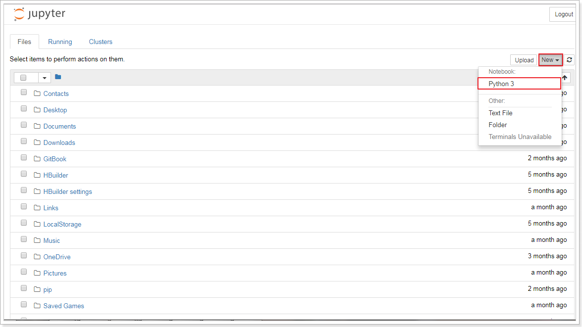 点击New,新建一个文件