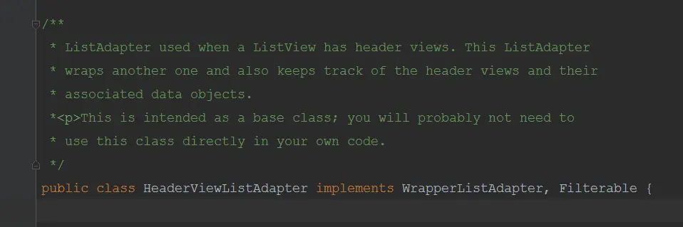 HeaderViewListAdapter
