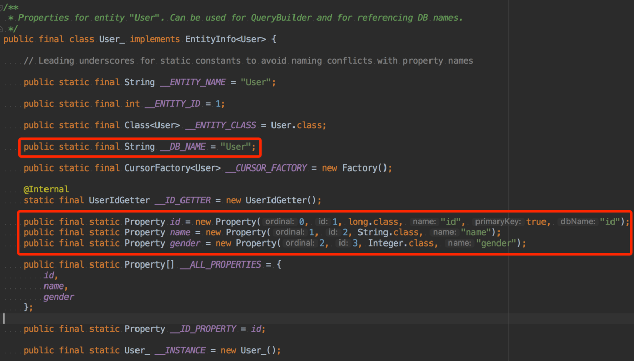User_(User 类的 EntityInfo)