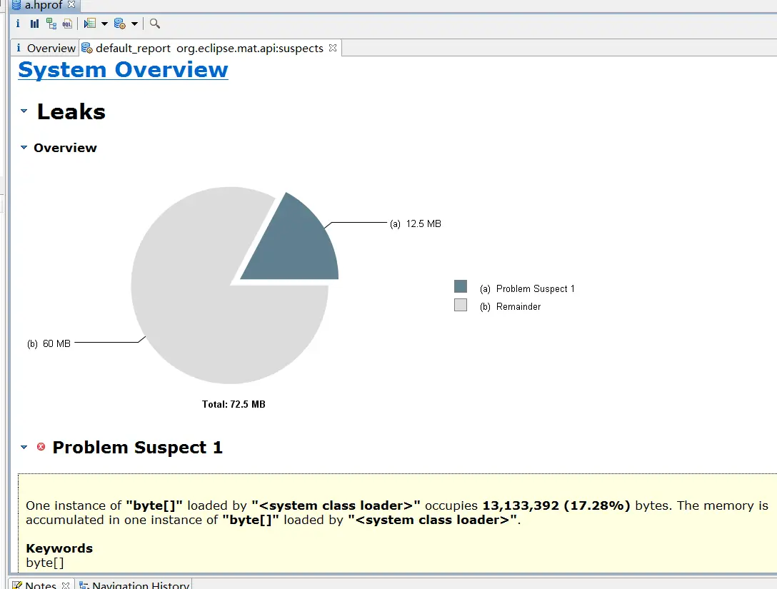 自动分析内存泄露的原因