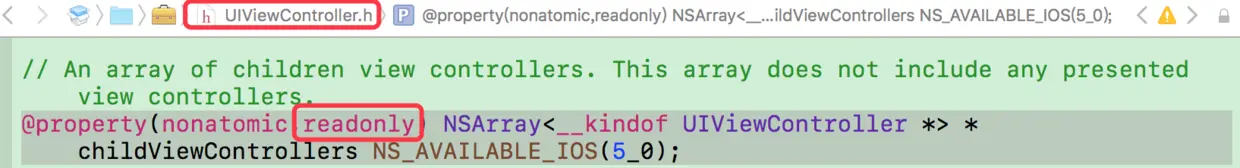 navigationController.childViewControllers 是只读的