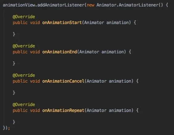 addAnimationListener