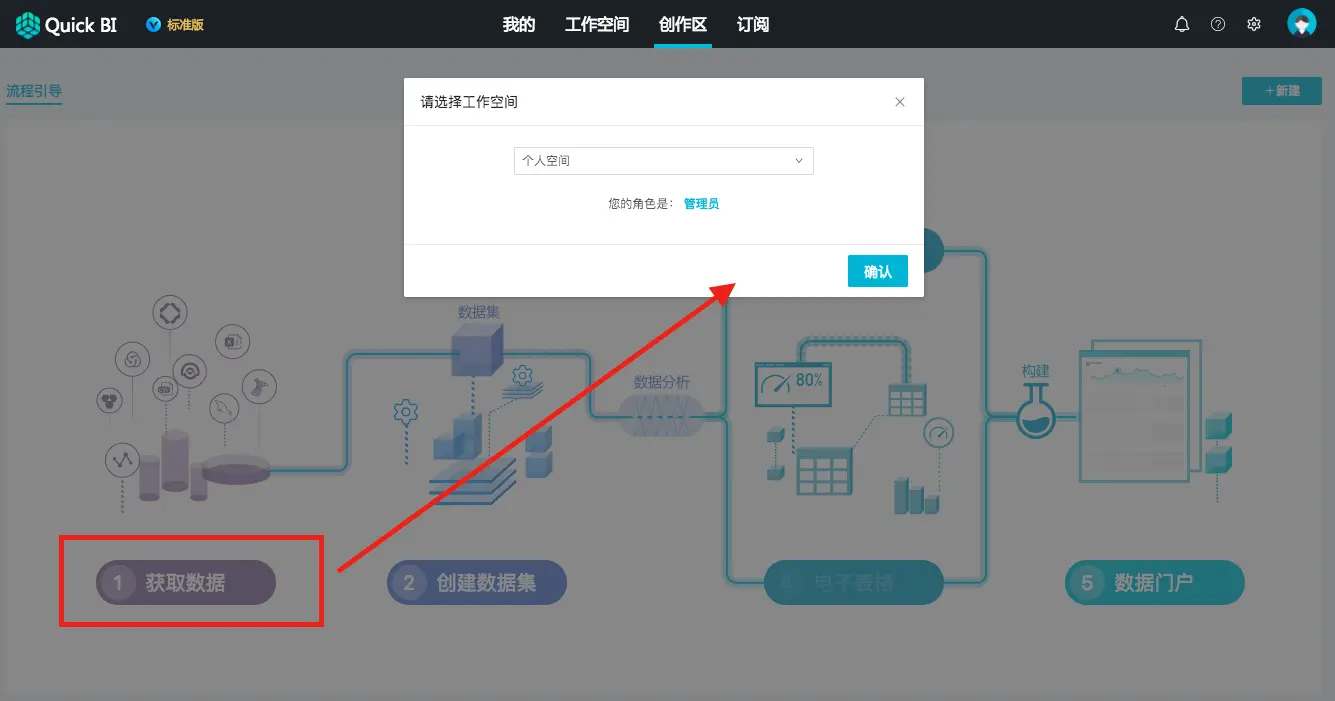 点击新建数据源