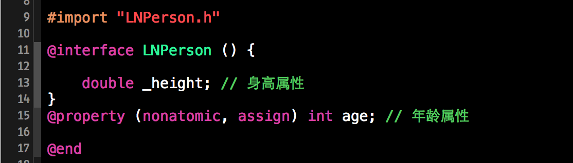 LNPerson类的.m文件