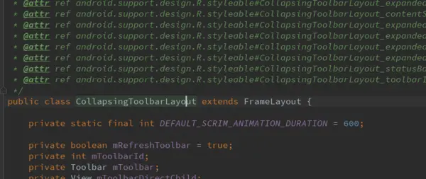 CollapsingToolbarLayout