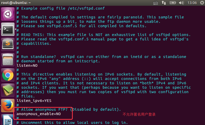 不允许匿名用户登录