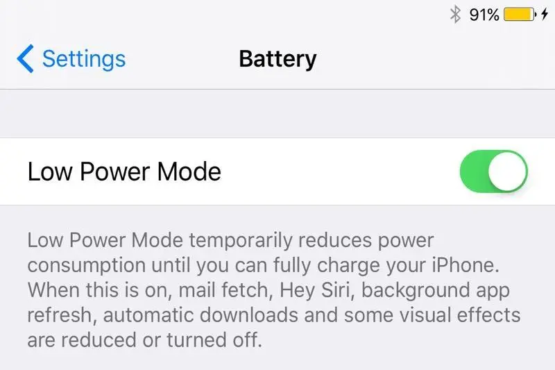 Low Power Mode