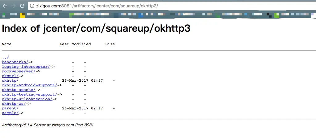 maven 仓库 jcenter 目录