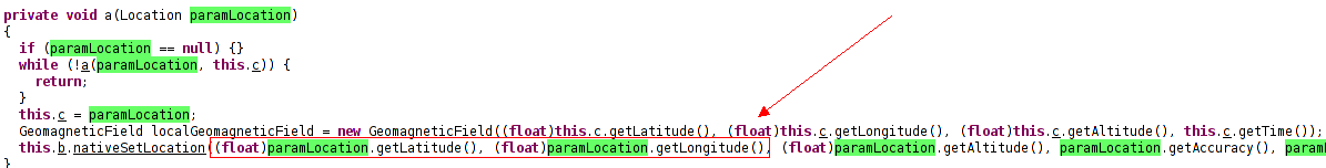 获取位置信息的最终调用方法