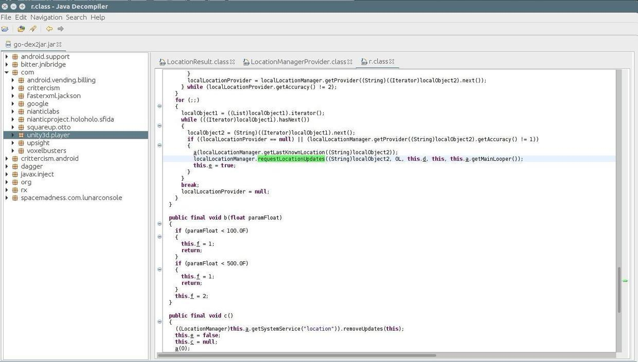 反编译查看项目源码
