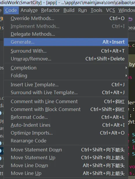GsonFormat使用方式