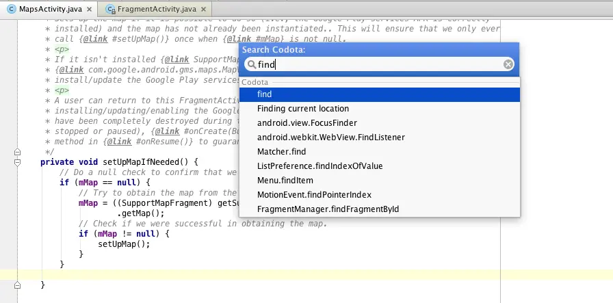 Codota使用示例图