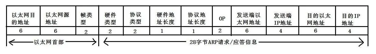 ARP帧格式