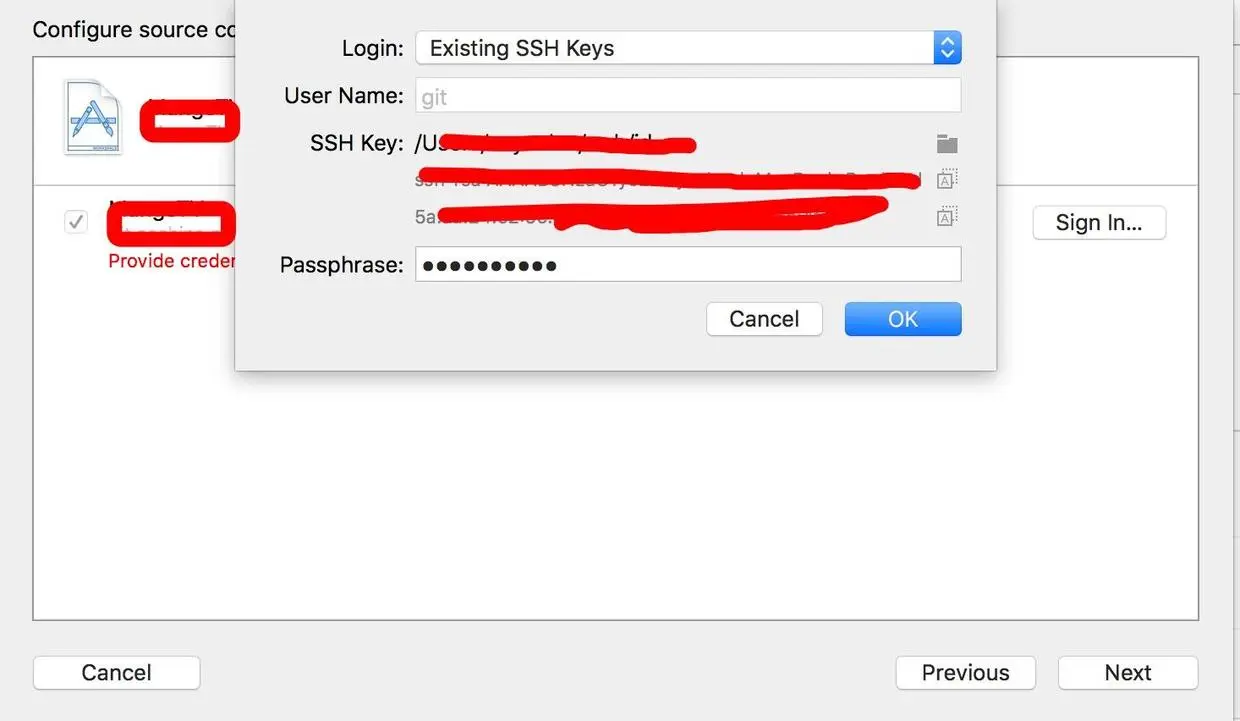Sign In 需要trust, 使用SSH即可