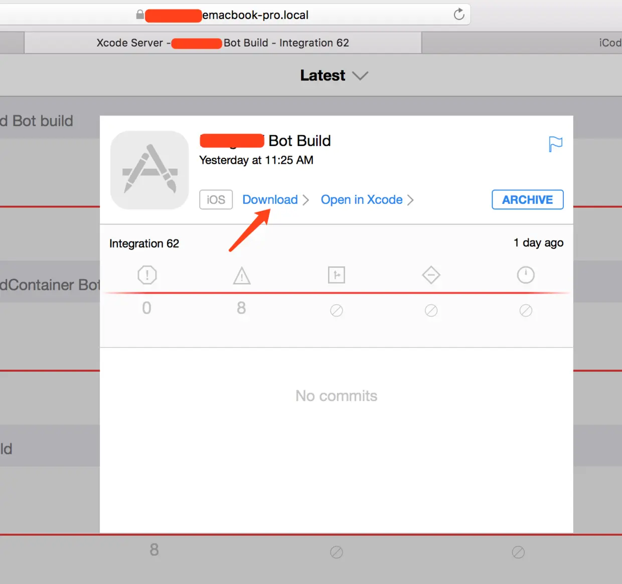Xcode Server Website