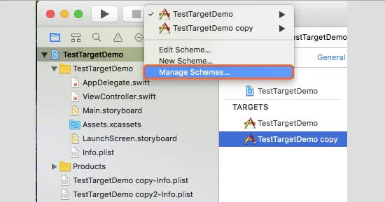 配置Target的名字