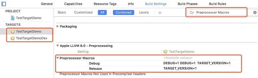 OC中添加对应的全局宏，以便代码中版本的区分