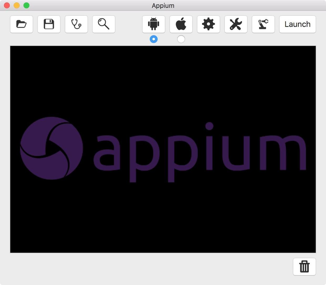 Appium客户端界面
