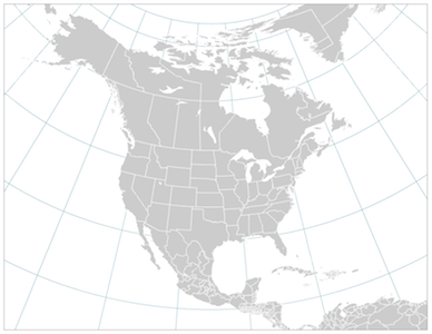 亚尔勃斯(Albers)等积圆锥投影