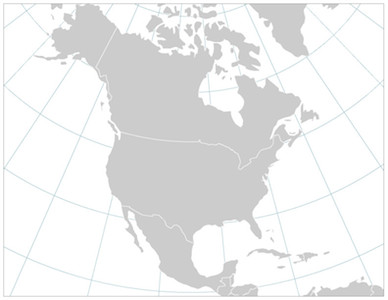 兰勃特(Lambert)等角圆锥投影