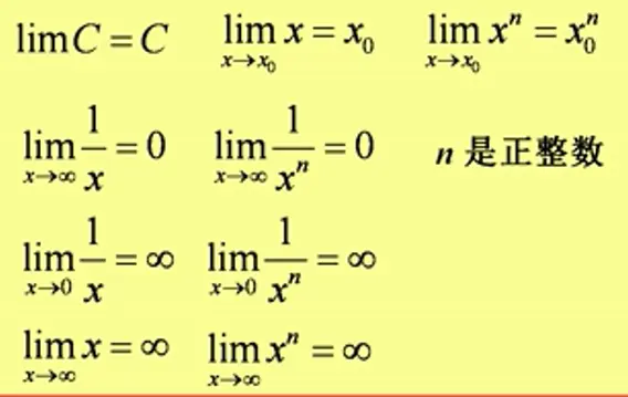 基本极限