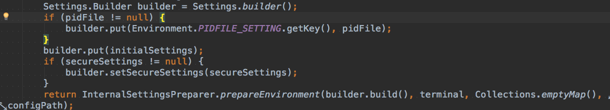 构造Settings实例