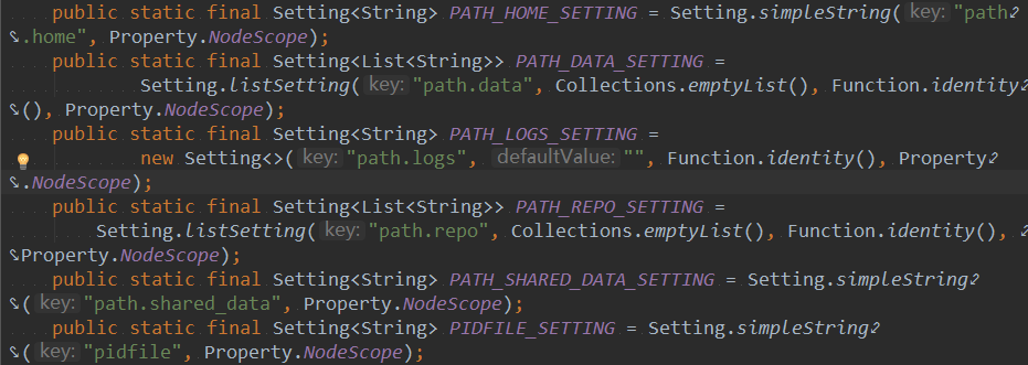 Environment中的参数