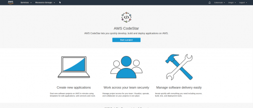 aws codestar home
