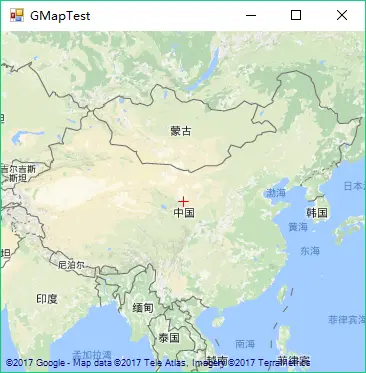 简单的地图显示