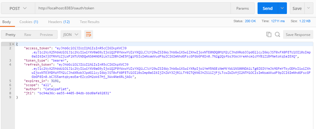 JwtTokenStore 测试