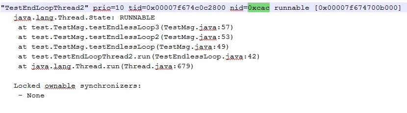 堆栈日志搜索“0xcac”