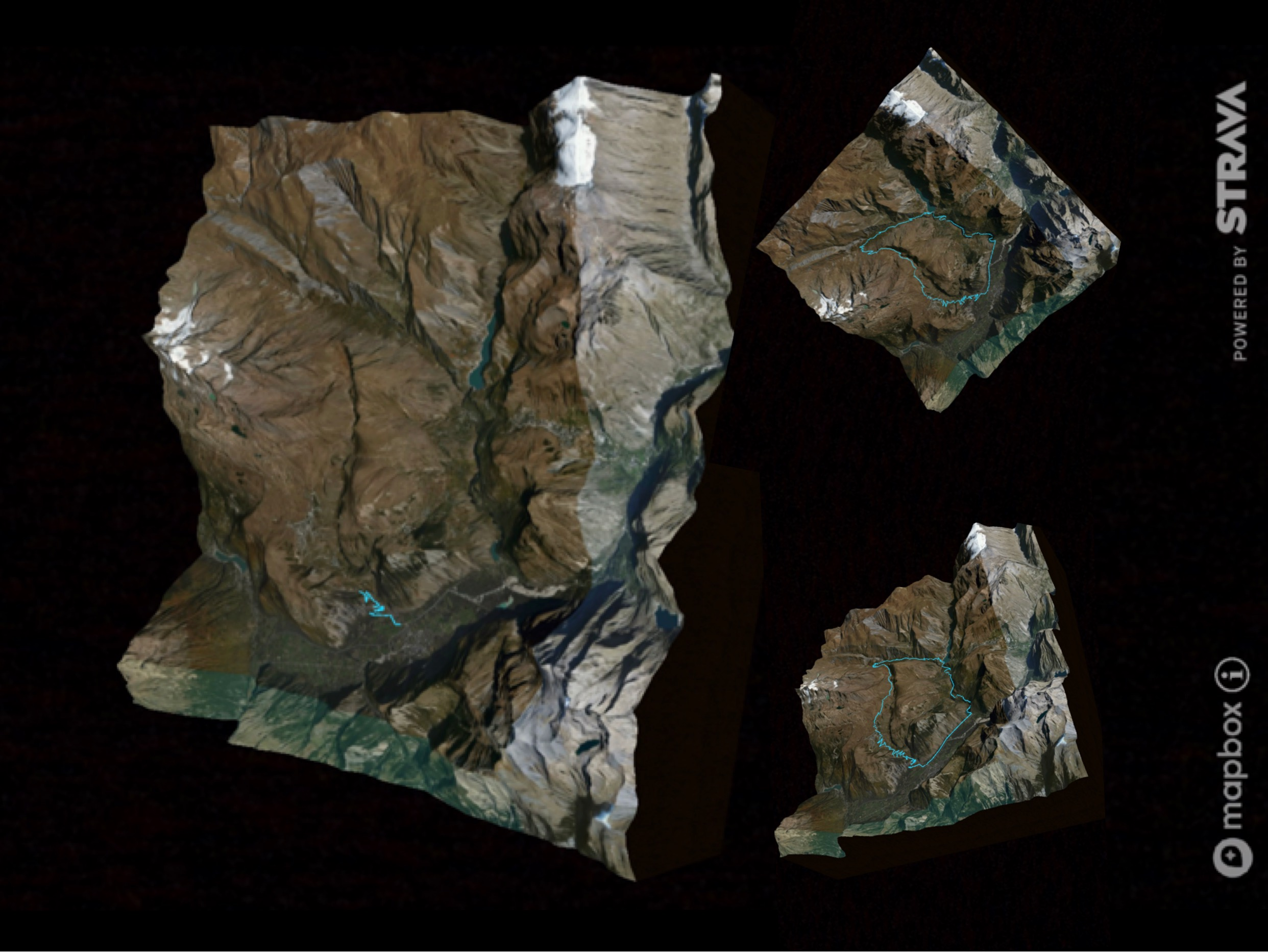 Fitness AR中由Mapbox提供的地图模型