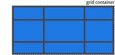 Example of justify-content set to stretch
