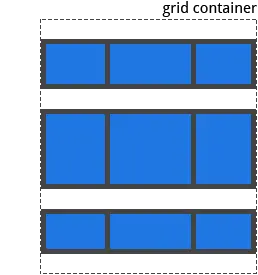 Example of align-content set to space-evenly