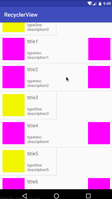 recyclerView