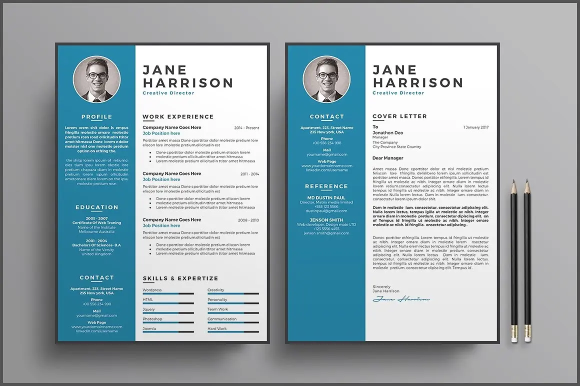 6款简洁多风格的求职简历-稀土区