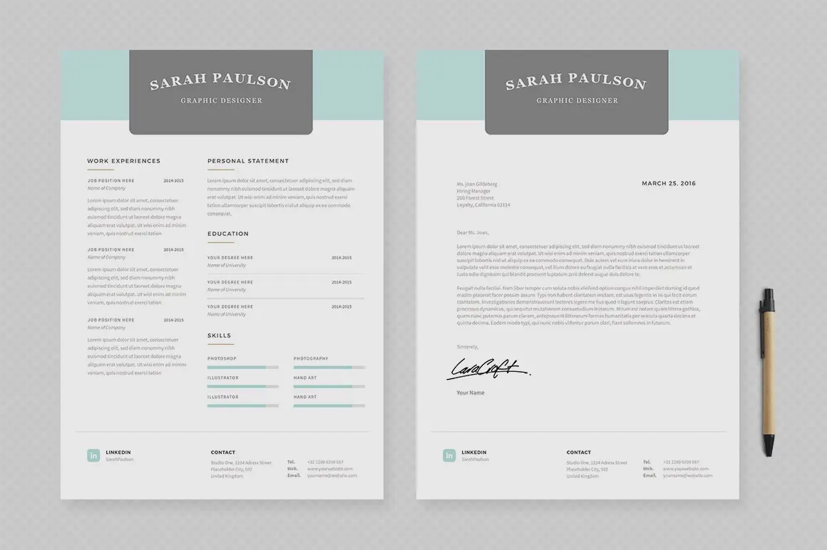 27款优质简洁的个人简历打包下载-稀土区