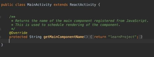项目默认创建好了MainActivity