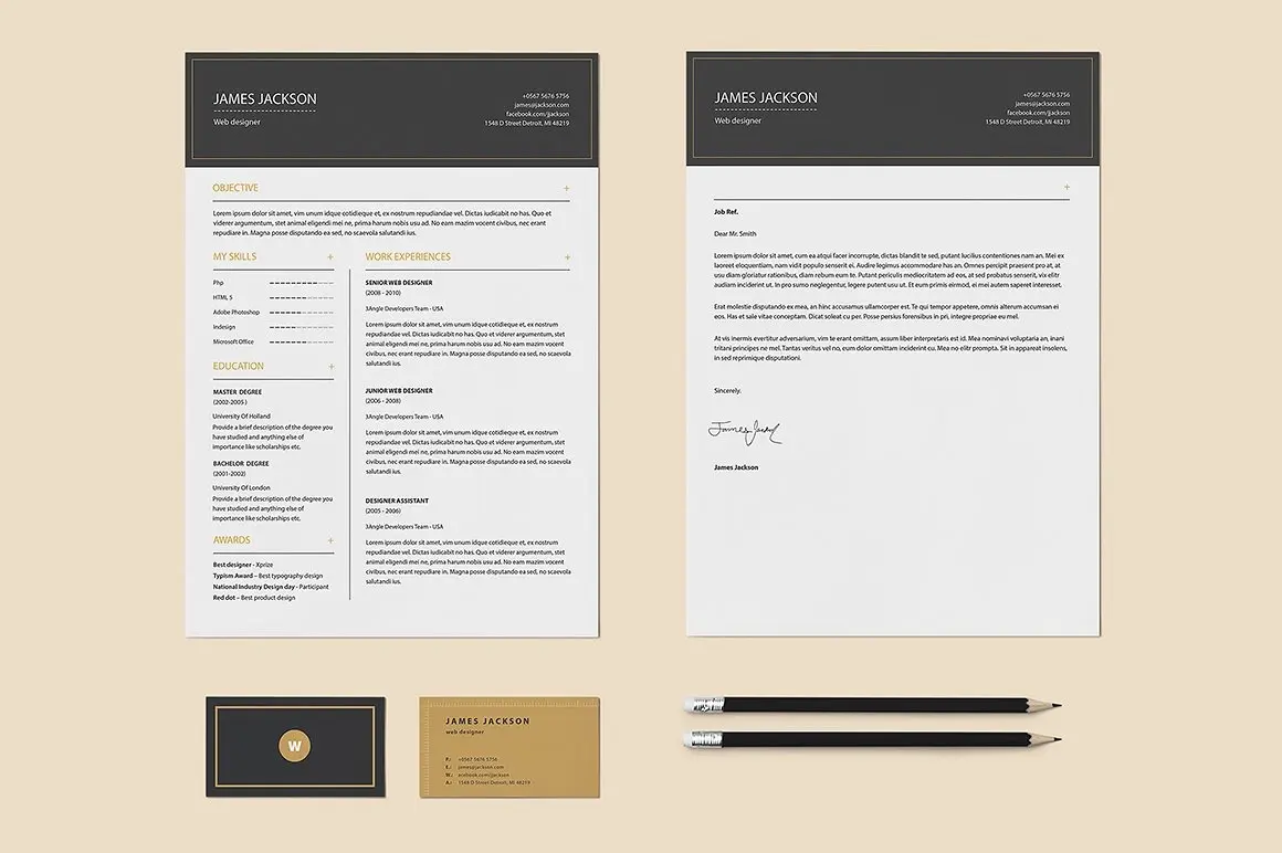 10+ 优质实用简洁的个人简历模板打包下载 (二)-稀土区