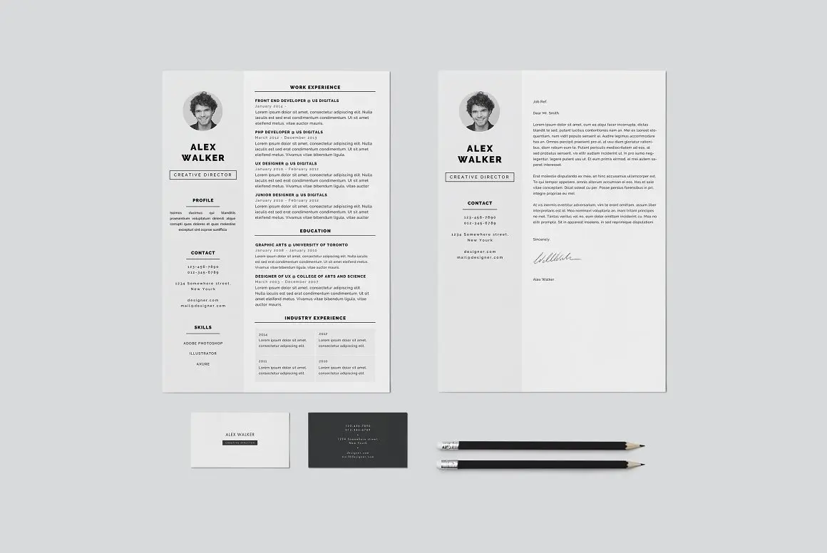 10+ 优质实用简洁的个人简历模板打包下载 (二)-稀土区