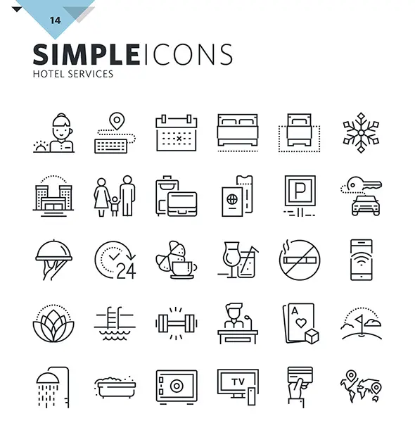 700枚简洁的多种类线型 icon图标下载-稀土区